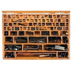 Rare U.S Wooden Armorers Case of Spare Parts and Appendages for a U.S. Model 1903 Rifle