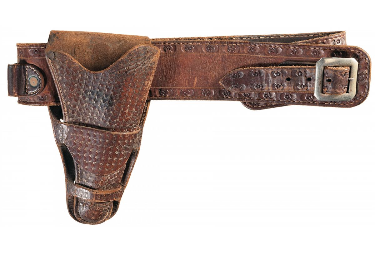 D.W. Harris Signed Cattle Brand Engraved Colt Frontier Six Shooter Single Action Army Revolver with D.W. Harris Signed Cattle Brand Engraved Colt Frontier Six Shooter Single Action Army Revolver with