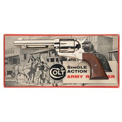 Second Generation Colt Single Action Army Revolver with Factory Letter and Stagecoach Box