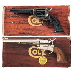 Two Colt Third Generation Single Action Army Revolvers