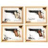 Image 1 : Collector's Lot of Four Matching Serial Numbered Cased WWI Commemorative Colt 1911 Semi-Automatic Pi
