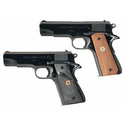 Collector's Lot of Two Colt Combat Commander Semi-Automatic Pistols