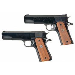 Two Colt Semi-Automatic Pistols