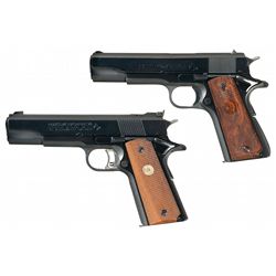 Two Colt Semi-Automatic Pistols
