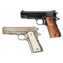 Collector's Lot of Two Colt Combat Commander Semi-Automatic Pistols