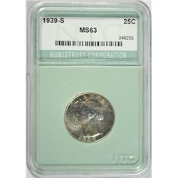 1939-S Washington Quarter NTC MS63