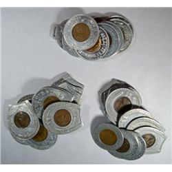 ( 10 ) EACH FROM TEENS, 20'S, AND 30'S LINCOLN CENTS IN GOOD LUCK OR NEVER BROKE