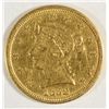 Image 1 : 1852  $2 1/2 gold  VF/XF several marks est $230-$240