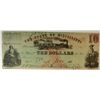 Image 1 : 1862 $10.00 STATE OF MISSISSIPPI NOTE