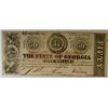 Image 1 : 1863 $50.00 STATE OF GEORGIA NOTE
