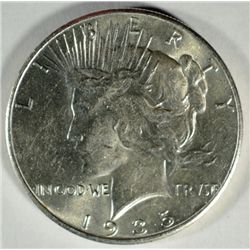 1935 PEACE SILVER DOLLAR, AU