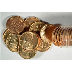 ( 50 ) COINS ONE ROLL OF 1937 BU LINCOLN WHEAT CENTS