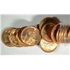 Image 1 : ( 50 ) COINS ONE ROLL 1941 BU LINCOLN WHEAT CENTS