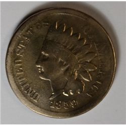 1859 INDIAN HEAD CENT AG