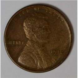 1912-S LINCOLN CENT FINE+