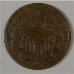 1867 TWO CENT VG