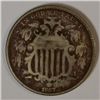 Image 1 : 1867 SHIELD NICKEL VG