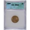Image 1 : 1859 INDIAN CENT ICG MS 62