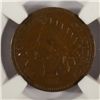 Image 2 : 1872 INDIAN CENT NGC VF VERY, VERY MINOR MARK ON REVERSE. MARK HARDLY SEE