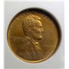 Image 2 : 1909-S-VDB LINCOLN ONE CENT ANACS UNC, LIGHT CLEANING, LOOKS MS63, RED.