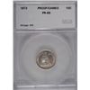 Image 1 : 1872 SEATED DIME PROOF CAMEO GEM!