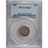Image 1 : 1883 SEATED DIME PCGS MS 65 GREAT COLOR!
