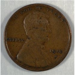 1914 S LINCOLN CENT VF