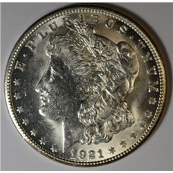 1921-S MORGAN DOLLAR MS63 + FROSTY WHITE