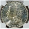 Image 2 : 1887 O MORGAN DOLLAR NGC MS 63 BLAST WHITE