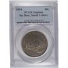 Image 1 : 1834 small date / letters  Bust half $ PCGS genuine : COIN IS ORIGINAL  XF