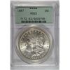 Image 1 : 1887  Morgan $  PCGS63  est $60-$65