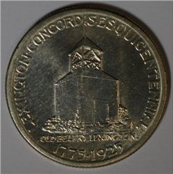 1925 LEXINGTON-CONCORD HALF DOLLAR MS64 BLAST WHITE