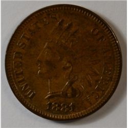 1881 INDIAN ONE CENT MS65 BROWN, VERY NICE!