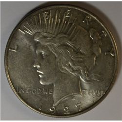 1927-S PEACE DOLLAR MS62 100% ORIGINAL