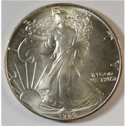 1986 SILVER AMERICAN EAGLE UNC