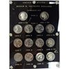 Image 1 : SUSAN B ANTHONY DOLLAR SET COMPLETE IN CAPITAL PLASTIC 14 COINS GEM BU + PROOF