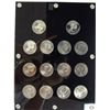 Image 2 : SUSAN B ANTHONY DOLLAR SET COMPLETE IN CAPITAL PLASTIC 14 COINS GEM BU + PROOF