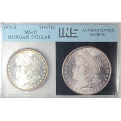 1878 S MORGAN DOLLAR SUPERB GEM BU CHERRY!