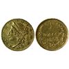 Image 1 : 1853 FD round ¼ Dollar, BG-212, Low Rarity 7