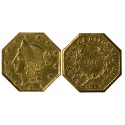 1856 N. octagonal Half Dol., BG-310, High Rarity 6, Die State I (perfect dies).