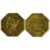 Image 1 : 1853 N. octagonal 1 Dollar, BG-531, Rarity 4