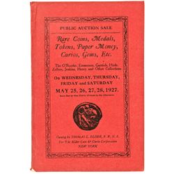 NY, New York City--Thomas Elder Catalog of O'Rourke, Emmerson, Garnich, Hyde, Zellner, Jenkins and H