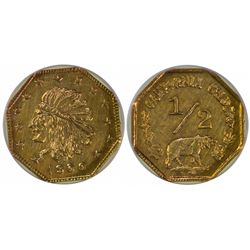 CACalifornia octagonal series 50c