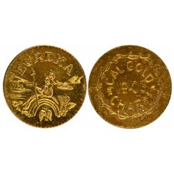 CACalifornia Gold Charm