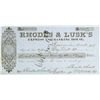 Image 1 : CA, Weaverville-Trinity County-Rhodes & Lusk's Check