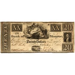 MI, Monroe--Bank of Monroe $20