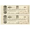 Image 1 : IL, Nauvoo--Nauvoo House Association Uncut Sheet $50/$50