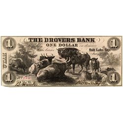 UT, Salt Lake City--Drovers Bank $1