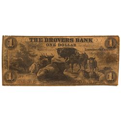 KS, Leavenworth--Drovers Bank $1