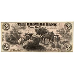 UT, Salt Lake City--Drovers Bank $2